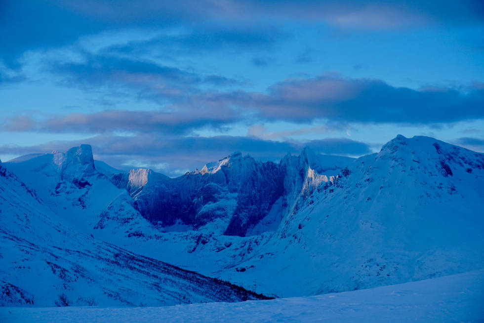 Blåfjellet 1279 moh fra Toppturer i Romsdalen