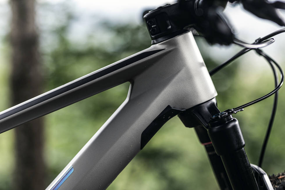 LIK FOURSTROKE: Kort styrerør og utslagsstopper har TwoStroke til felles med fulldemperen FourStroke BMC TwoStroke