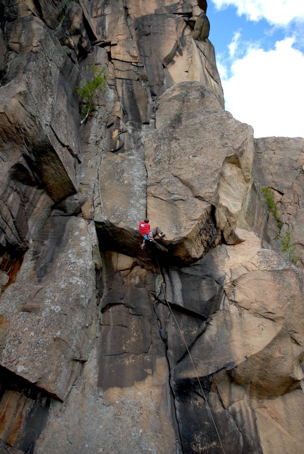 Klassiker: Dag Hagen går Tor Line (7-) på Häller i Bohuslän. Foto: Øystein Johnsen Häller Tor line bohuslän Dag Hagen