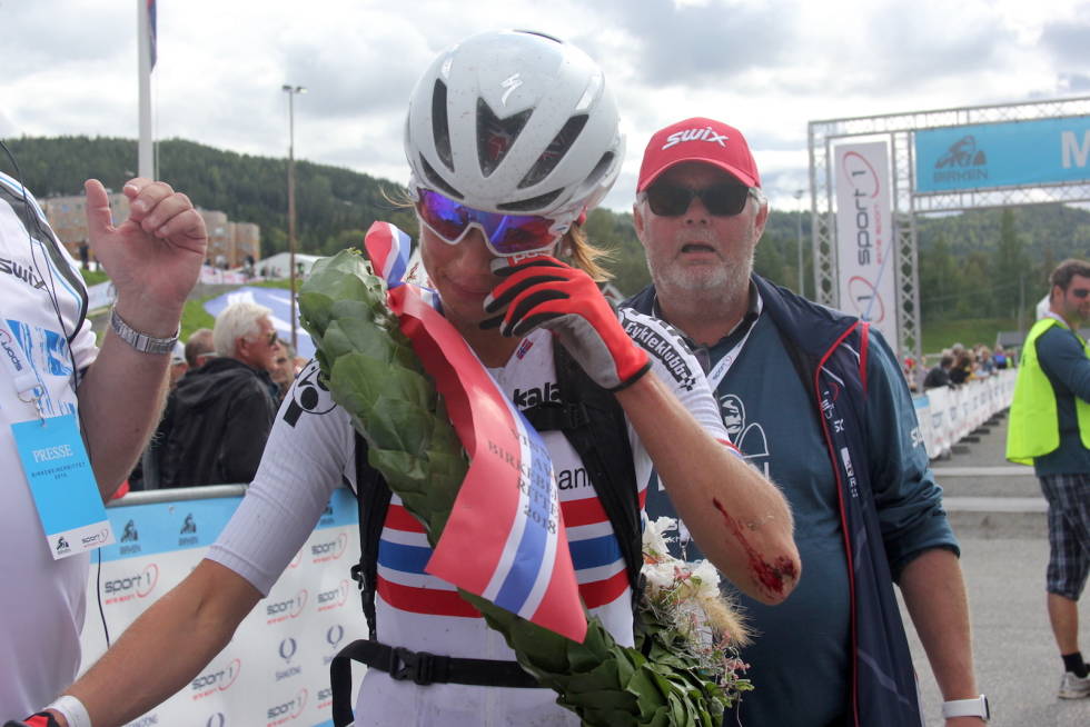 BIRKEN-DRONNING:Borghild Løvset vant Birkebeinerrittet for femte gang i 2018. Foto: Ingeborg Scheve Borghild Løvset Birkebeinerrittet
