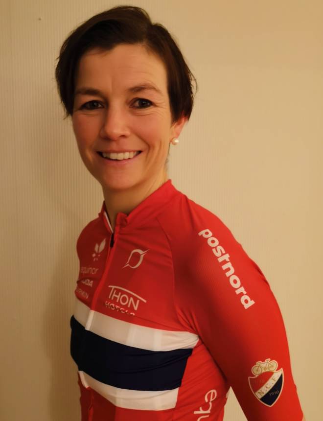 24.PLASS: Borghild Løvset ble beste norske i Zwift-VM 2020. Borghild Løvset Zwift-VM 2020