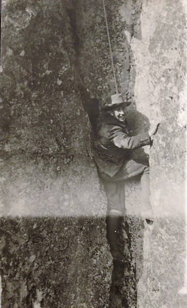 Alf Bryn på Eilert Sundts gate. Foto: Reidar Birkeland alf bryn store skagastølstind