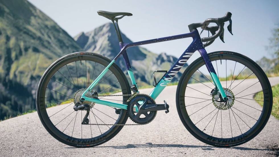 RIMELIG: En Canyon Ultimate blir sett på som en mye-for-penga-racer. Den er tett på vektgrensen, uten noen som helst tyning av vekt. canyon-ultimate
