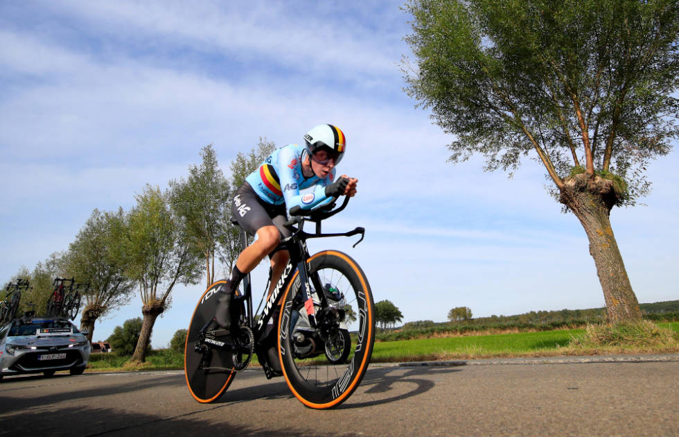NYTT BELGISK FENOMEN: Cian Uijtdebroeks. Foto: Cor Vos cian uijtdebroeks, belgia, vm i flandern (1)