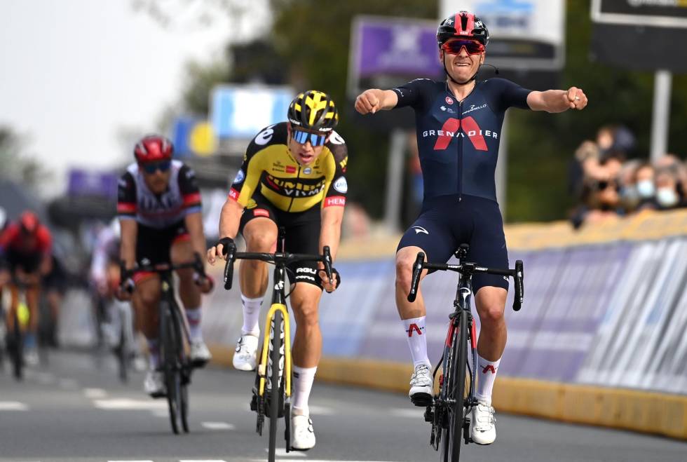 VÅR-STJERNE: Tom Pidcock har tatt landeveisverdenen med storm i vårens klassikerritt. Foto: Corvos TOM PIDCOCK BRABANTSE PIJL