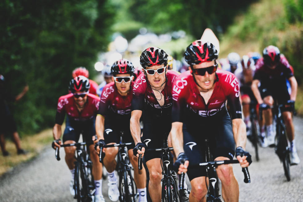 KJØRTE DÅRLIG: Team Ineos fikk hvertfall svar på noe i Critérium du Dauphiné: De er for dårlige til å vinne Tour de France om to uker. team ineos tour de france