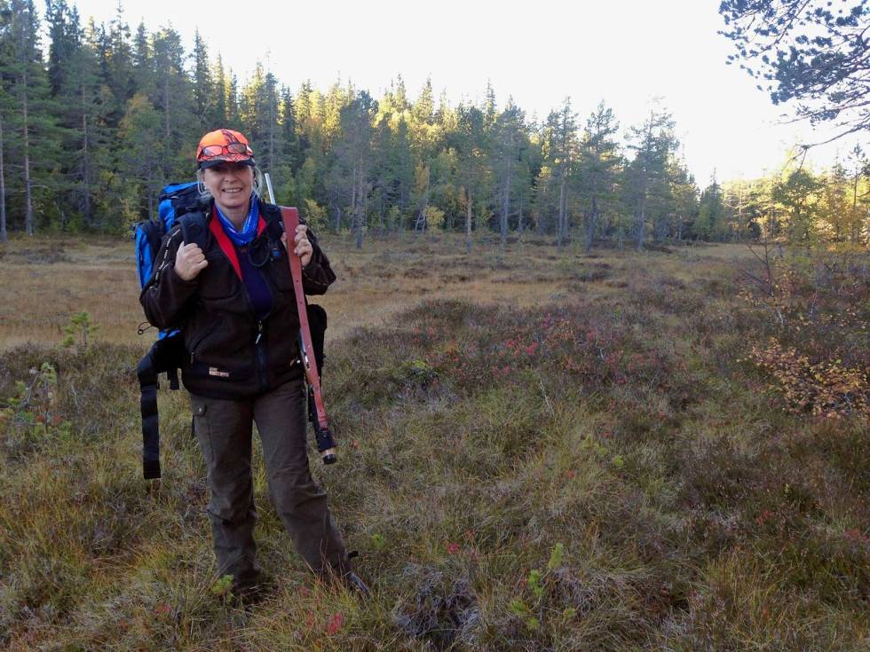 Naturtid: Marie trives kjempegodt med jakt og friluftsliv. Men tiden gjør at det er elgjakt som får høyest prioritet Damer-på-jakt-8