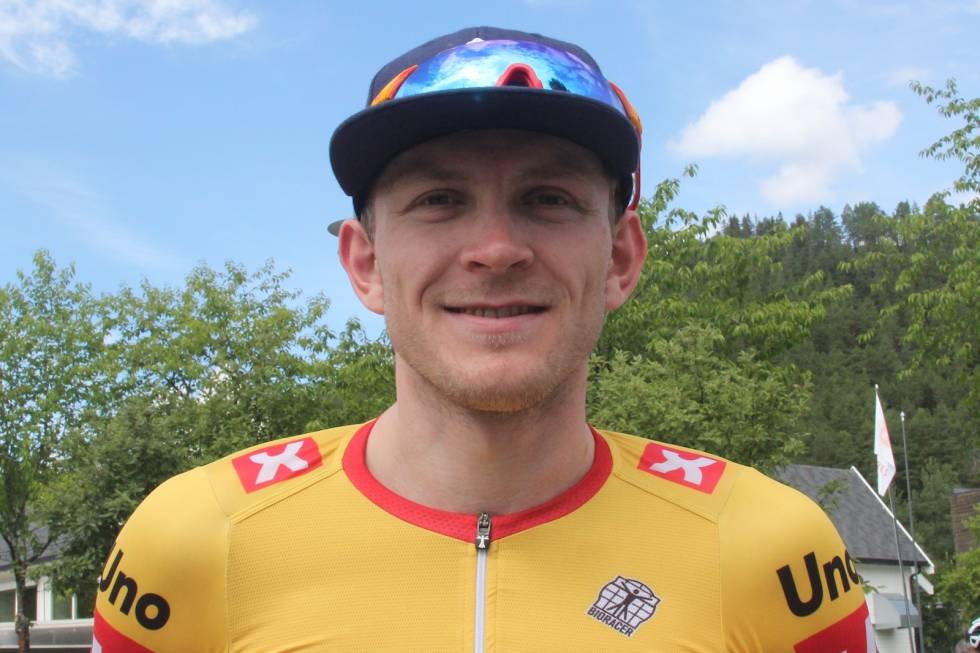 SEIER: Daniel Hoelgaard vant siste etappe av Tour te Fjells. Foto: Ingeborg Scheve Daniel Hoelgaard Tour te Fjells