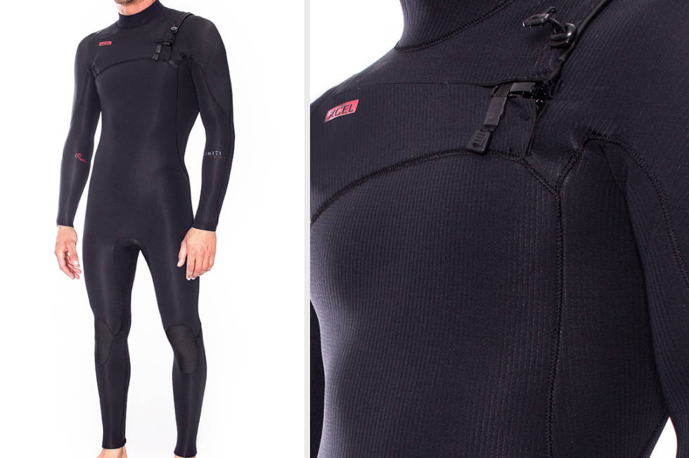 MEST SURF: En typisk våtdrakt hovedsaklig tilpasset surfing. Drakten er dekket med et nylonlag og tåler dermed mer slitasje. Våtdrakt til surfing. Dobbel liner og inngang foran.