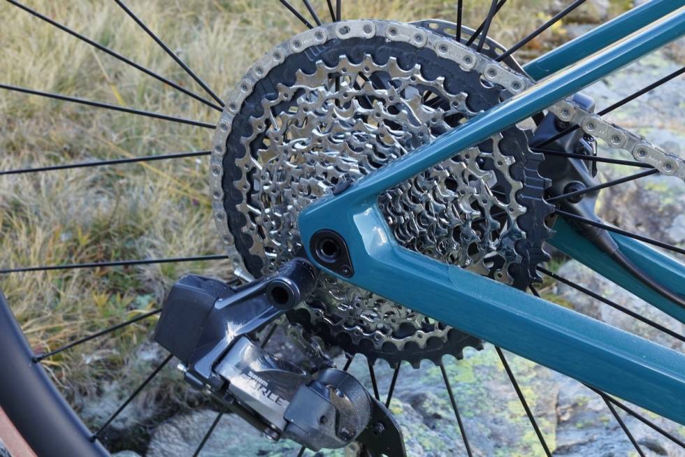 XPLR: SRAMs nye 1x12-grupper har kassett som spenner fra 10-40 tenner. Foto: Øyvind Aas BMC RoadMachine X