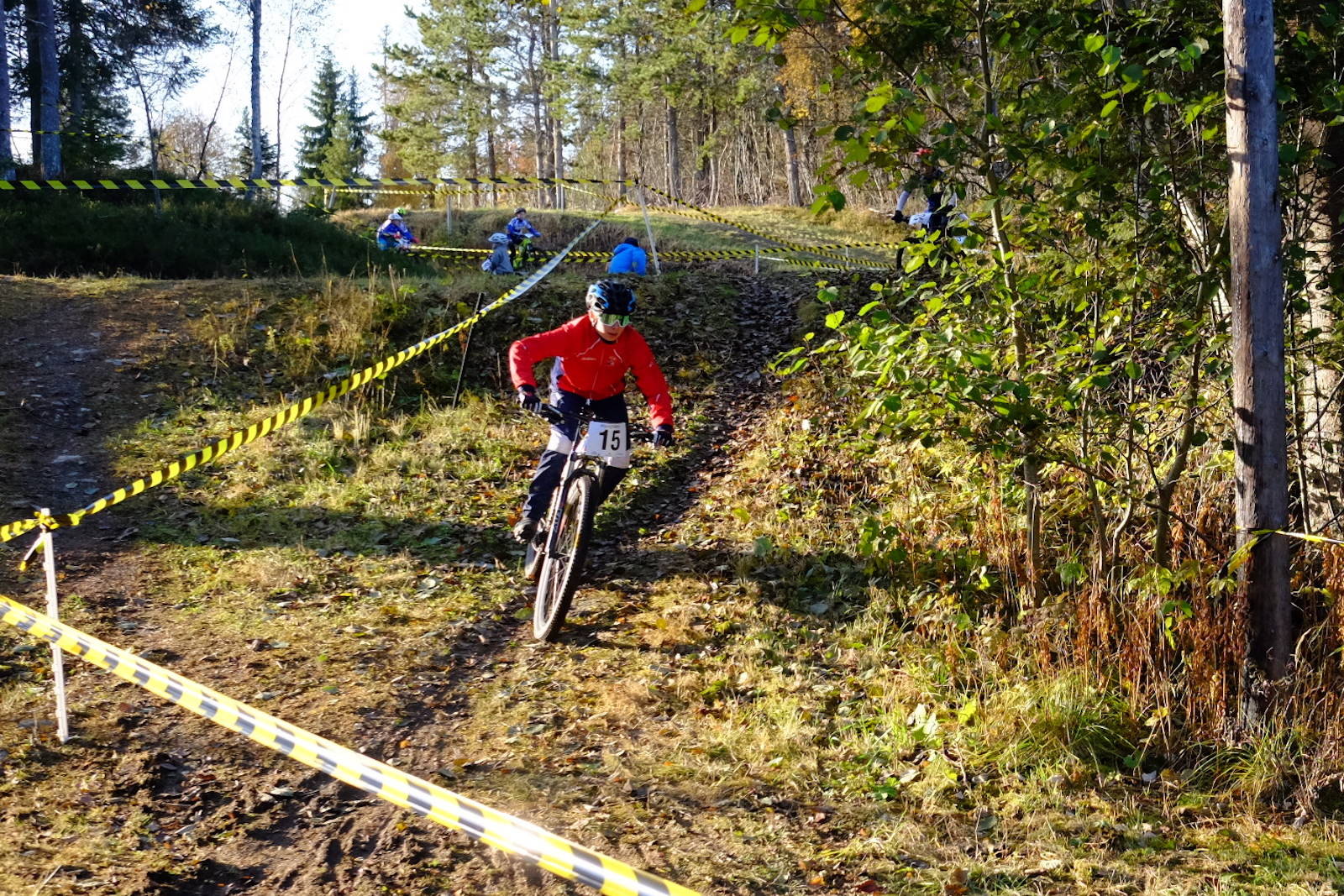 FOKUSERT: Dypt konsentrert om løypa. Foto: Benjamin Werner Trønderkross 2019 i bilder Foto: Benjamin Werner
