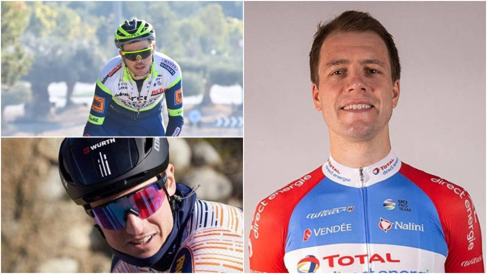 NORSK TRIO: Odd Christian Eiking, August Jensen og Edvald Boasson-Hagen skal i aksjon i Étoile de Bessèges. Foto: Cor Vos/Riwal Securitas/Total Direct Energie edvald boasson hagen- odd christian eiking - august jensen - etoile de besseges(1)