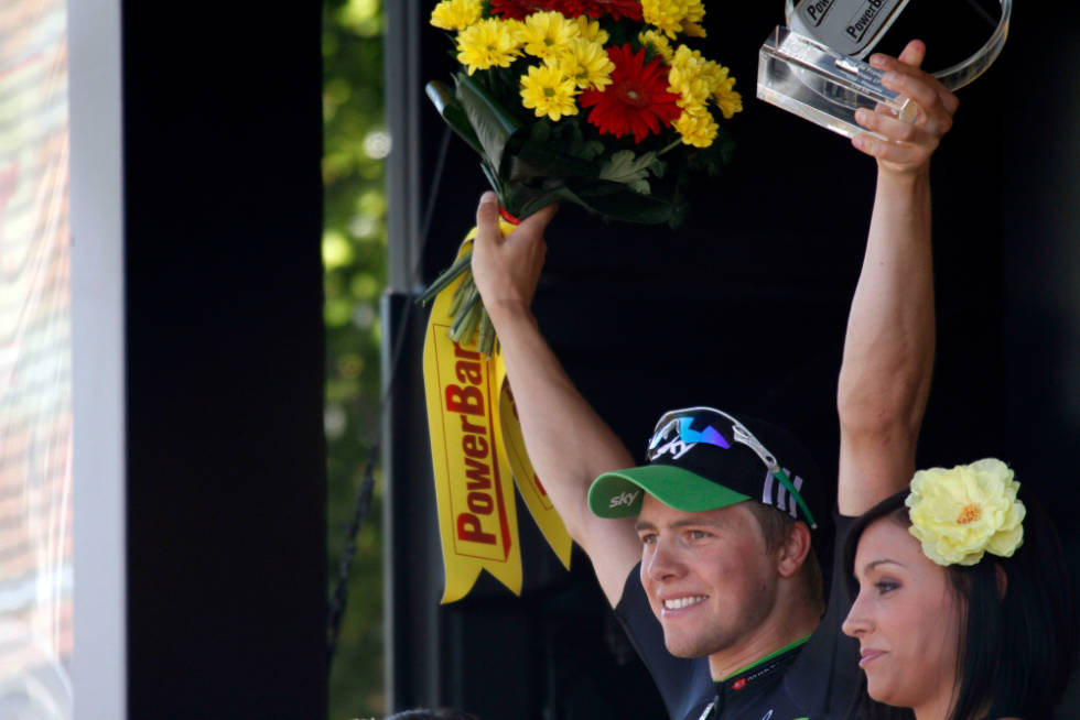 TRIUMF NUMMER TO: Boasson-Hagens etappeseier i Pinerolo er hans andre i Touren i 2011. Foto: Cor Vos edvald boasson-hagen, tour de france, pinerolo(2)