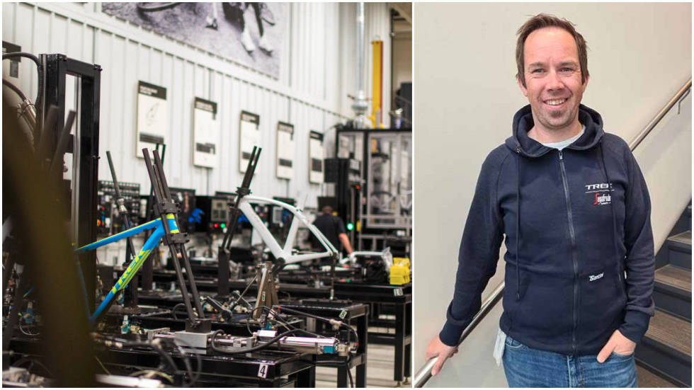 VENTETID: Eivind Martinsen i Trek Nordic forteller om økt ventetid på produksjon av sykler. Foto: Trek Nordic eivind martinsen trek nordic