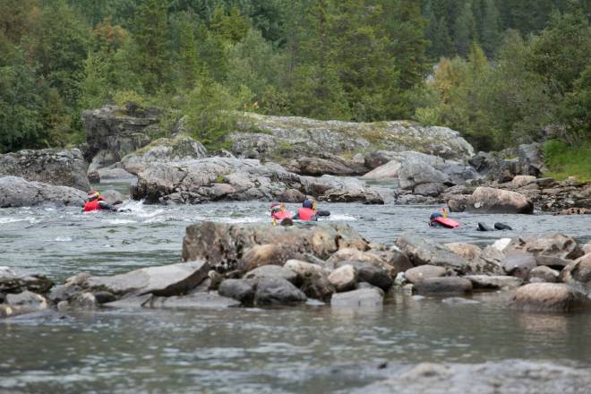 Elvesnorkling i Hemsila Elvesnorkling i Hemsila