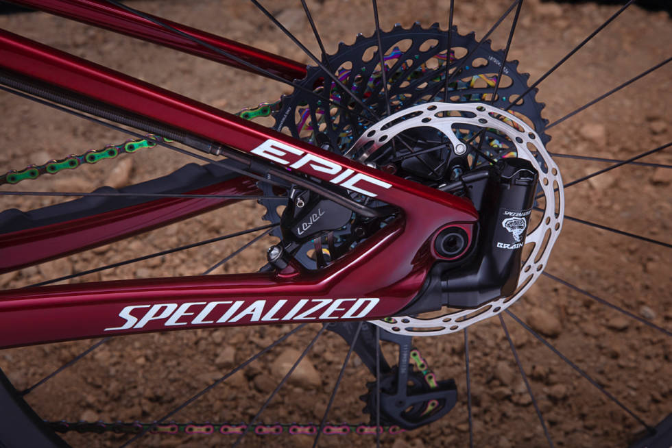 MED BRAIN: Rittversjonen av Epic har en helt ny Brain-enhet integrert i kjedestaget. Specialized Epic S-Works 2020