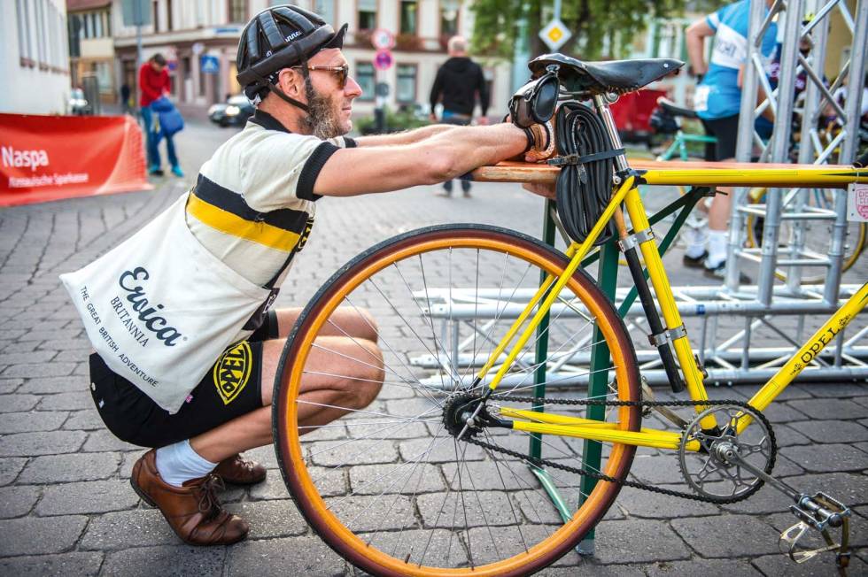 Opel-ompa: Opel-syklene ble produsert 30 kilometer fra L’Eroicas startby, og i 1923 var Opel verdens største sykkelprodusent. eroica-germania-3