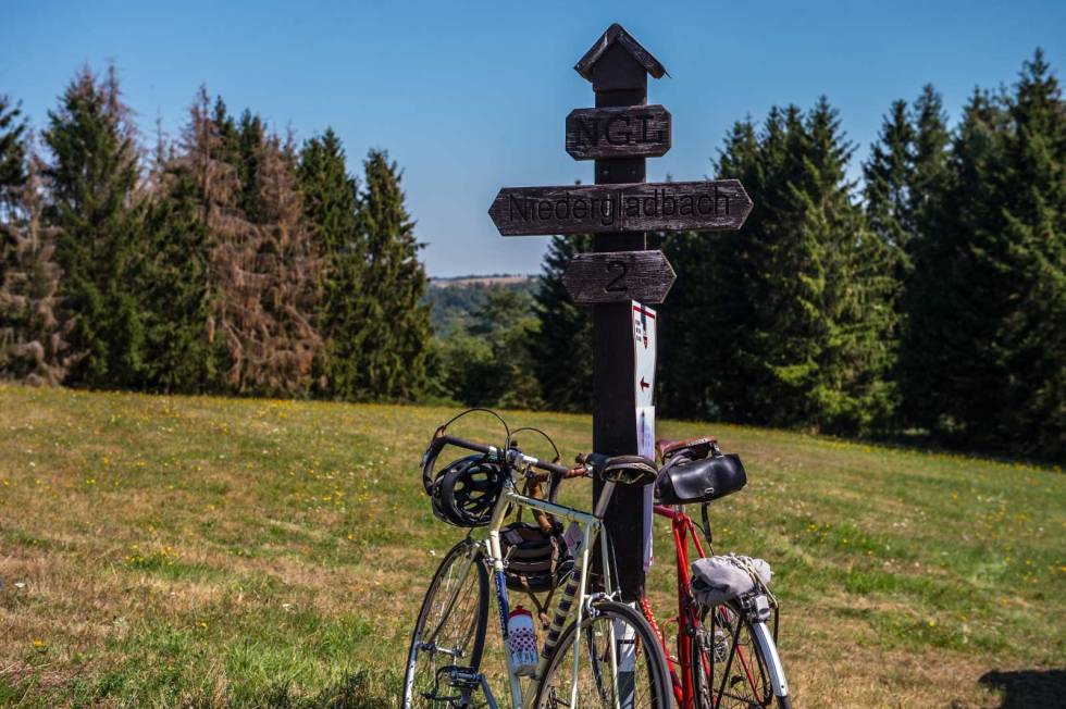 Veiskille: De fleste sykler som er eldre enn 30 år har for lengst avgått med døden. De som har overlevd har gode muligheter for fremtiden. eroica-germania-9