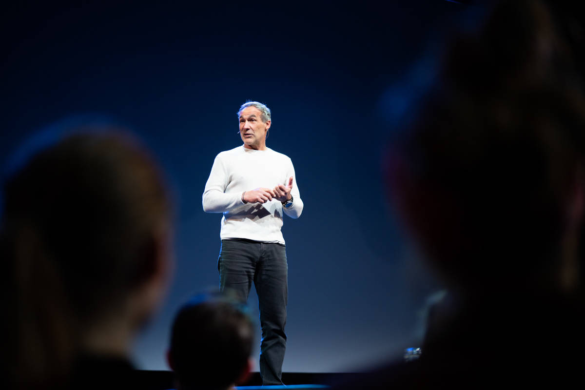 MIKE HORN: Mike Horn var på plass, og ble tildelt Shackleton-prisen. Foto: Kyle Meyr