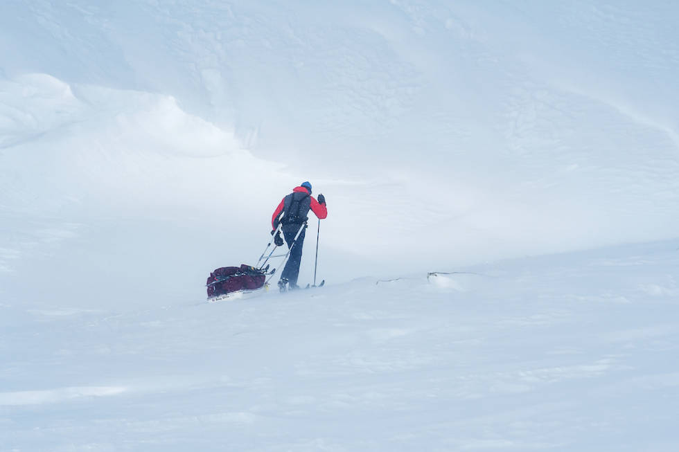 EXA: Fra 2019-rennet. Foto: Kai-Otto Melau Åsnes expedition amundsen