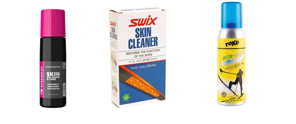 VEDLIKEHOLD AV FELLESKI: Både Vauhti, Swix og Toko har produkter for å ivareta fellenes egenskaper. felleski produkter
