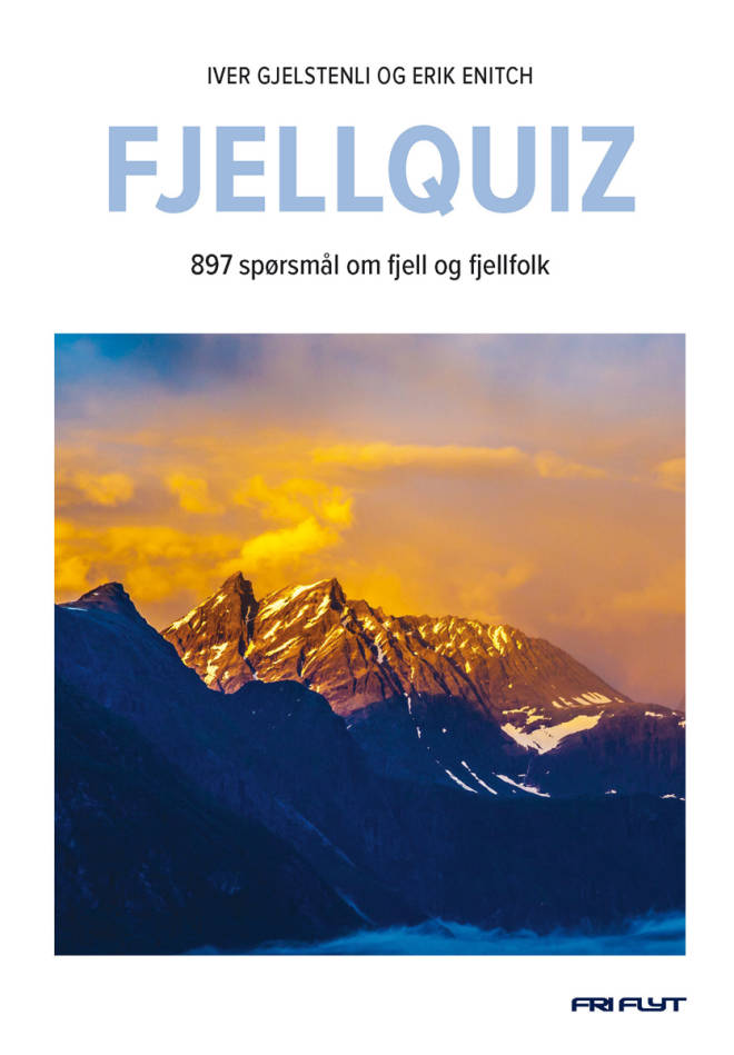 MANGE SPØRSMÅL (OG SVAR): Den nye boka Fjellquiz fra Fri Flyt-forlaget. Fjellquiz