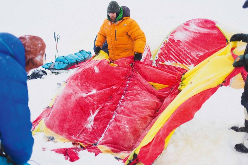 DRILL: Turerfaring har de alle, nå skal de sette den sammen. Fjellski-Grønland-2