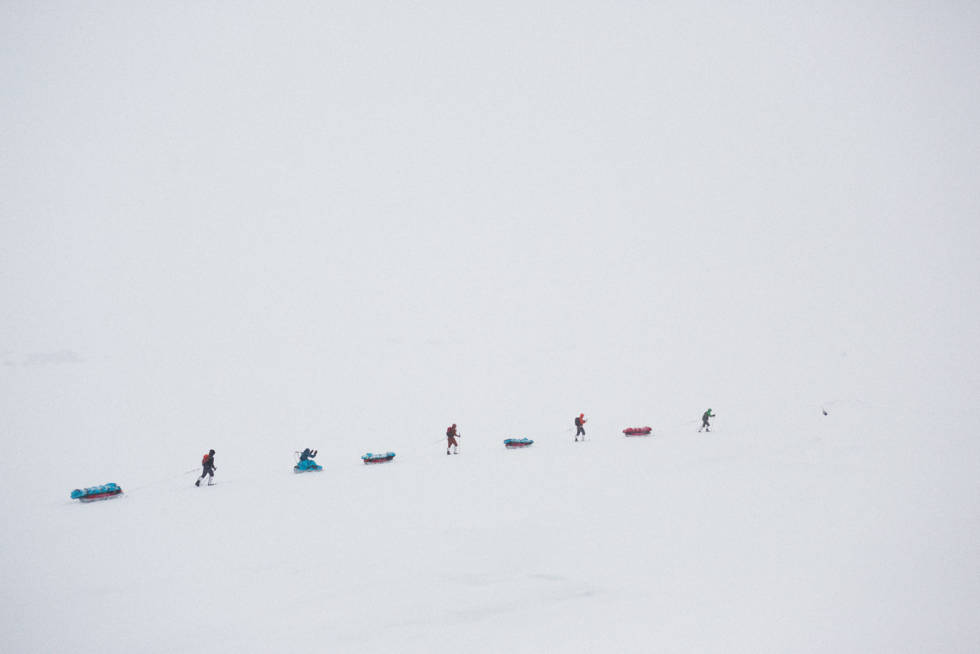 SAKTE FRAM: Du kan følge gjengens forberedelser på bloggen deres, grønlandsdraumen.no. Fjellski-Grønland-4
