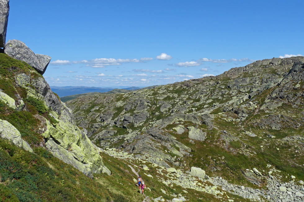 Det går bratt oppover enkelte steder. Foto: Erlend Larsen Toreskyrkja Rjukan Gaustablikk tur fottur fjelltur