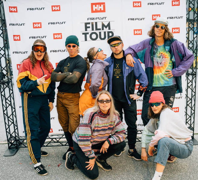 SKIFILMFOLK: Slike folk må du regne med å støte på under filmturneen. Foto: Brynjar Tvedt Fri Flyt Film Tour skifilm