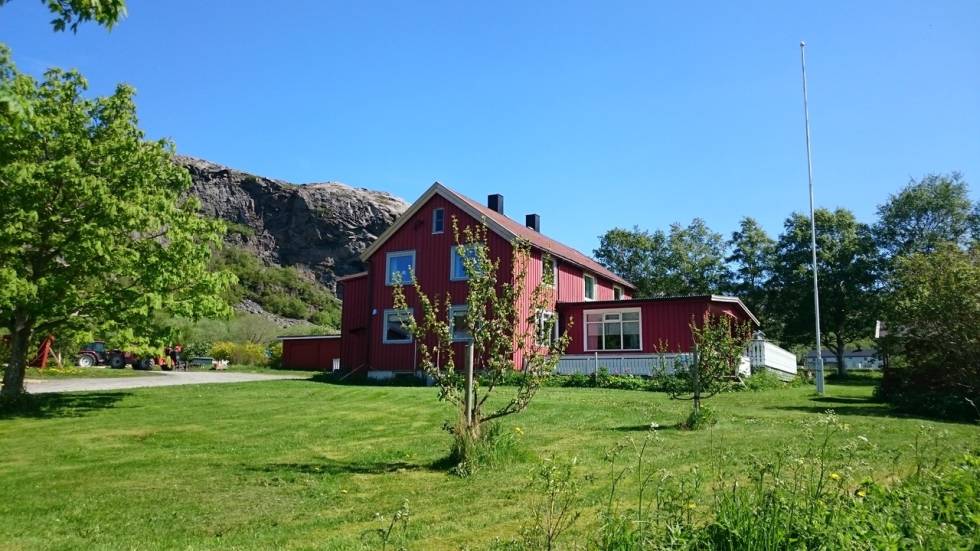 UTLEIE: Klatrere kan leie gårdshuset til Berit Hestnes og Olav Strøm. Foto: Berit Hestnes Gardshus1