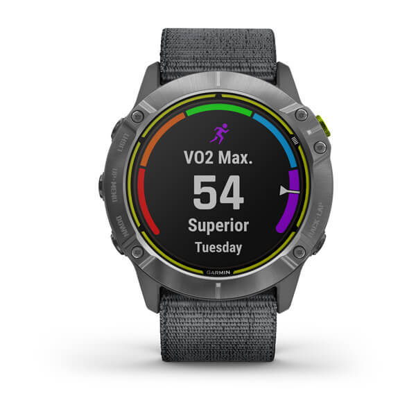 O2-BEREGNING: Foretrekker du å løpe i terrenget kan Garmin Enduro estimere o2-opptaket ditt etter løpeturen. Garmin Enduro