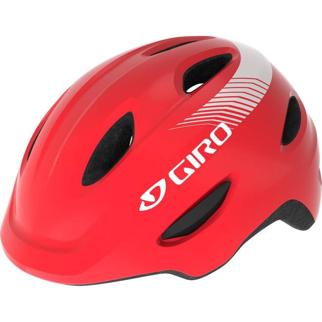 Giro Scamp Kids Helmet-serien kommer i flere kule farger som gjør det lett å synes. Justeringsmuligheter er en en fordel for barn i vekst. giro kids sykkelhjelm