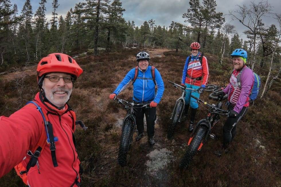 FELLESTUR: Det blir fellestur i Drammensmarka på lørdag når årets Global Fatbike Day skal feires. Foto: Magnus Lindaas Global Fatbike Day Drammen
