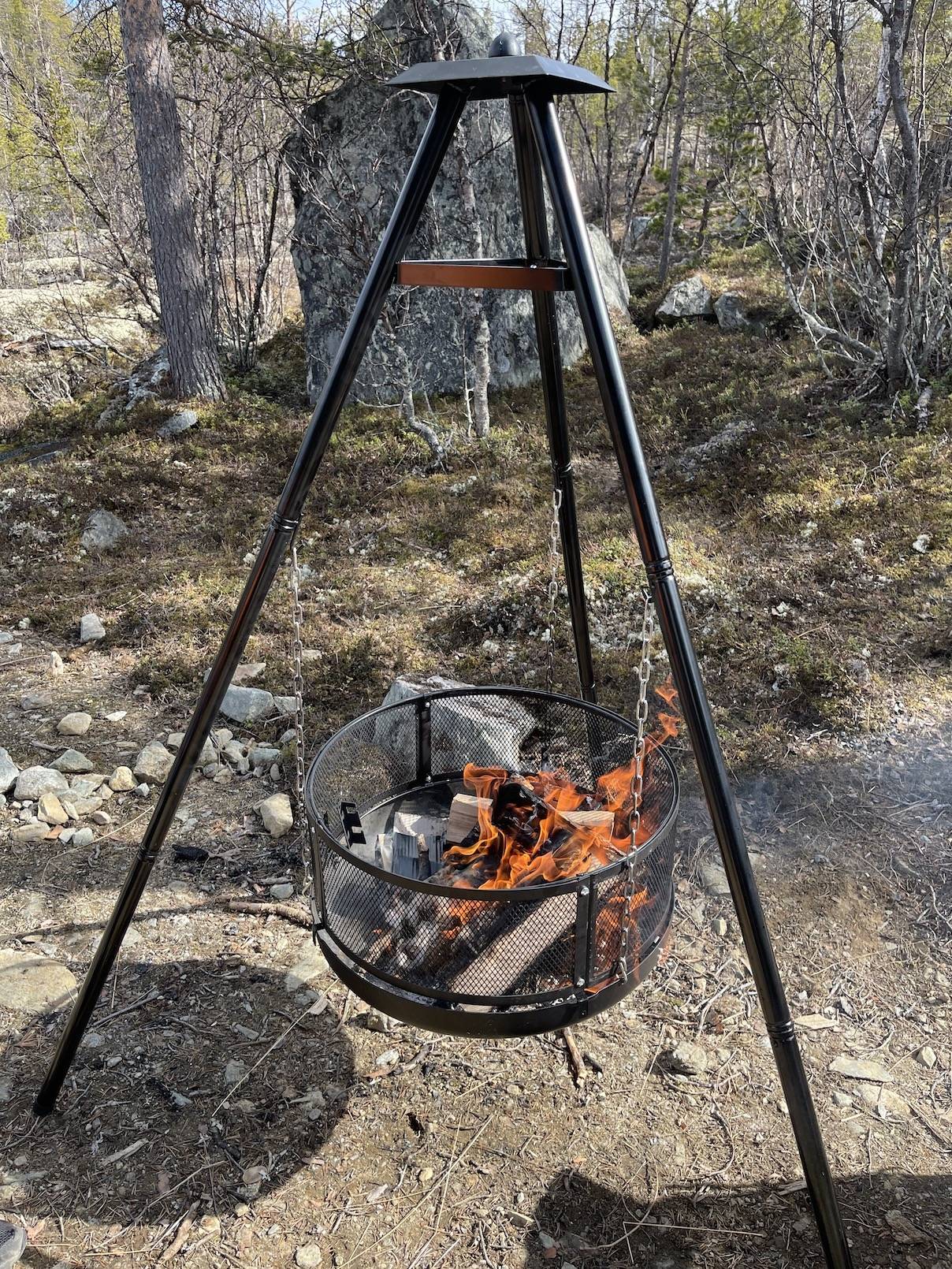 Rimeligst: Grillmann bålpanne er både billig og bra. Foto: Dag Hagen grillmann bålpanne