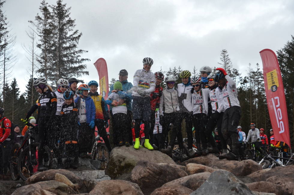 FÅR BLI: Rio-løypa som ble bygget til Gunn-Rita Dahle Flesjå i Njå Bike Park som treningsanlegg for OL i 2016 blir nå stående likevel. Foto: Bjørn Kjetil Aanensen Gunn Rita Dahle Flesjå Rio-løypa