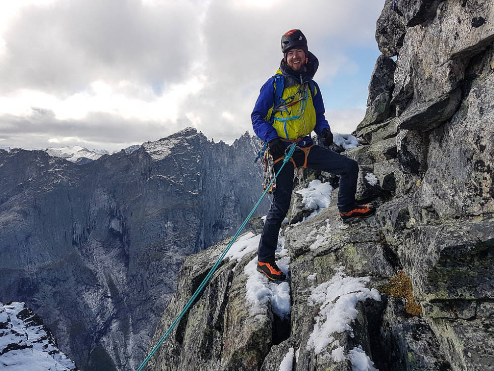 Håkon på tur i Romsdalen Romsdalen, Håkon Wegge