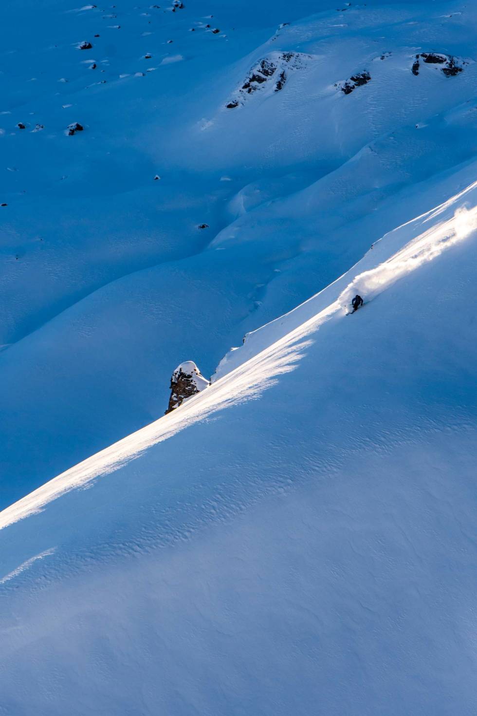 PUDDERCRUISE: Deilig snø øverst i bekkdalen Finsingbach. Bilde: Michael Neumann Hochfugen-2