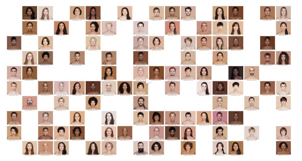 INSPIRASJONEN: Designet til den nye trøya er inspirert av organisasjonen Humanæ, et fotoprosjekt som tar for seg rasismeproblematikken. Skjermdump: Humanae.org. antirasistisk sykkeltrøye