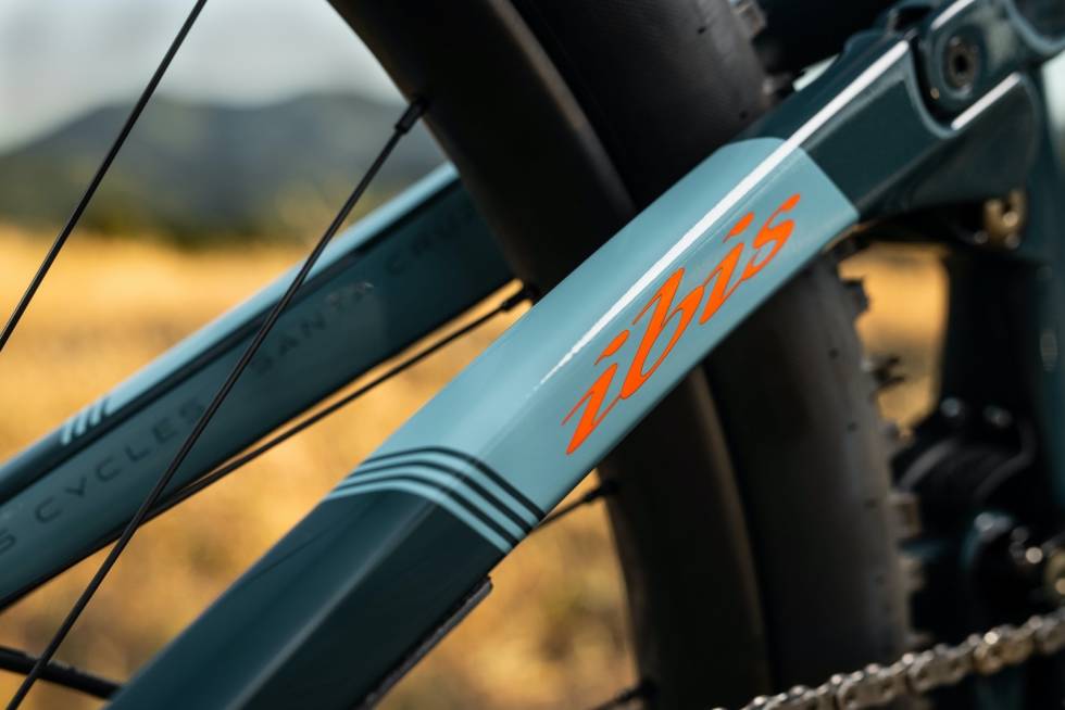 GOD KLARING: Ibis Mojo 4 har plass til 2,6-tommer breie dekk. IBis Mojo 4
