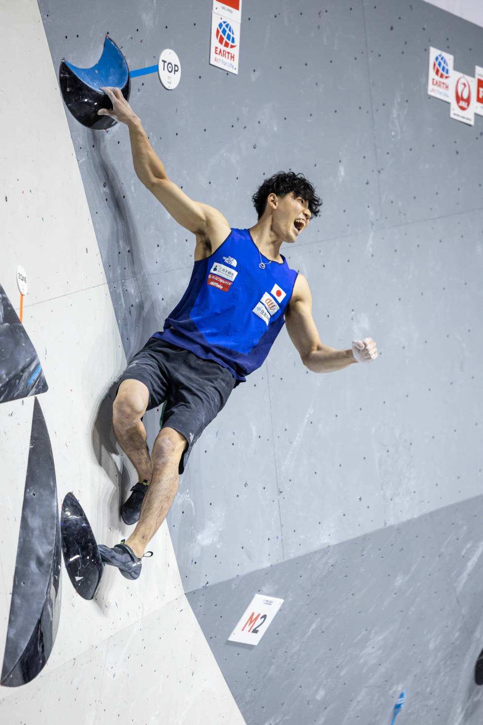 Kokoro Fuji vinner sin første VM-tittel. Foto: Jan Virt/IFSC image005