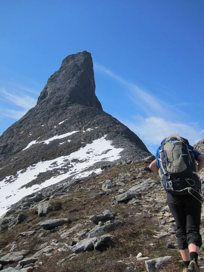 Romsdalshorn er et estetisk flott fjell! Foto: Lisa Kvålshaugen Bjærum IMG_1699