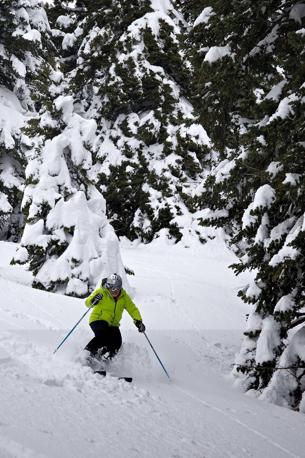 KALAVRYTA: Skikjøring i knedypt pudder i Hellas! Foto: Jimmy Petterson kalavryta hellas frikjøring