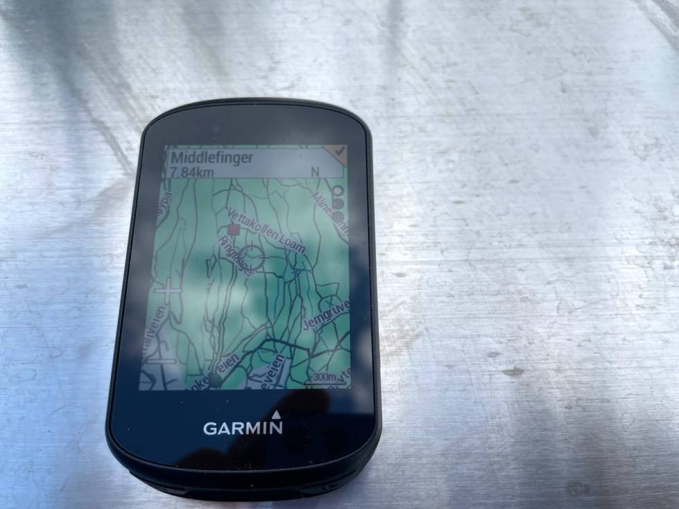 TERRENGKART: Edge 530 henter inn kartinformasjon fra MTBmap.no slik at du kan finne fram på stier i terrenget. Garmin Edge 530