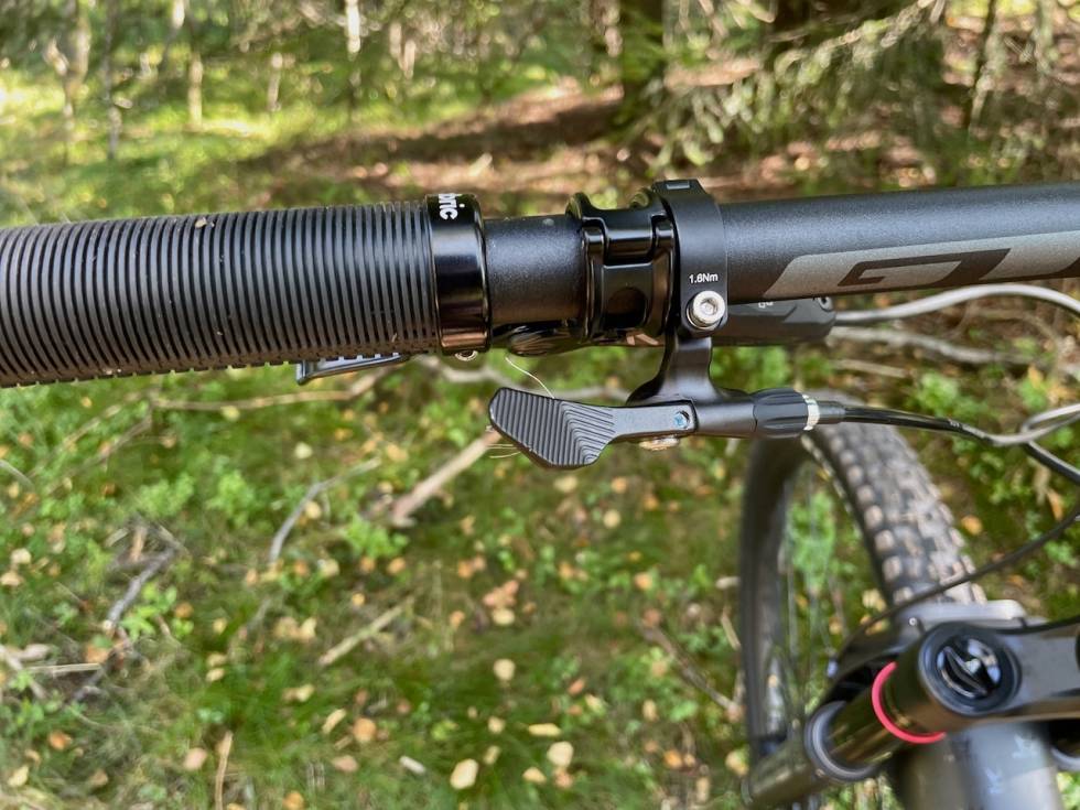 IKKE TOPP: Hverken bryteren eller selve senkepinnen fungerte så bra vi ønsker. GT Force Carbon 2022