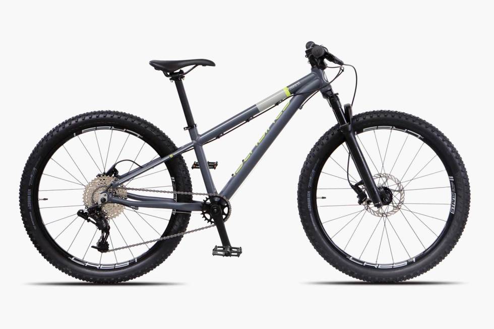 GRÅ: .. men ikke la deg lure av fargen. Creig 24 har mange gode spesialtilpasninger. islabikes terrengsykkel barn
