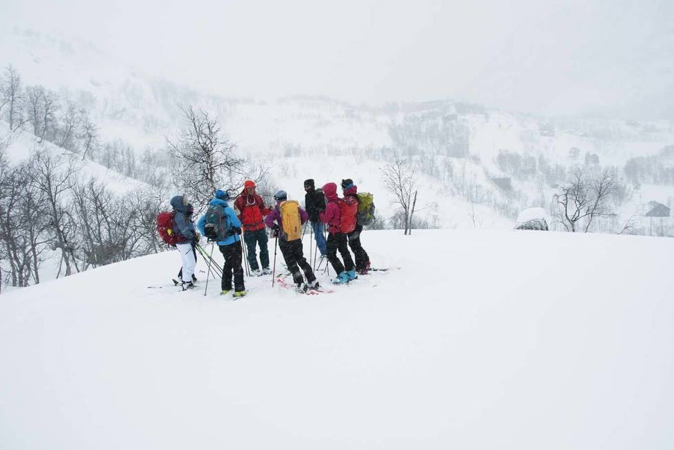 Ivrig har opplegg året rundt, med fokus på egne jentecamper. Her fra toppturkurs på Vatnahalsen. Foto: Gunhild Aaslie Soldal Ivrig vatnahalsen utemagasinet