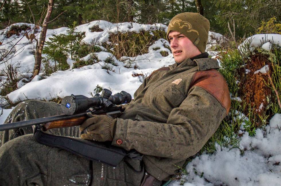 I HARDTRENING: De lateste jegerne får de beste bikkjene, sier et gammelt ordtak. Det har vært mye trening i høst. Jakthunden-9