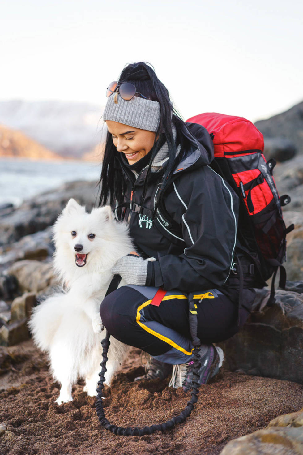 STORE OG SMÅ: Store og små, kort eller lang pels – alle hunder kan bli fine turhunder. Foto: Therese N. Andersen japansk spisshund
