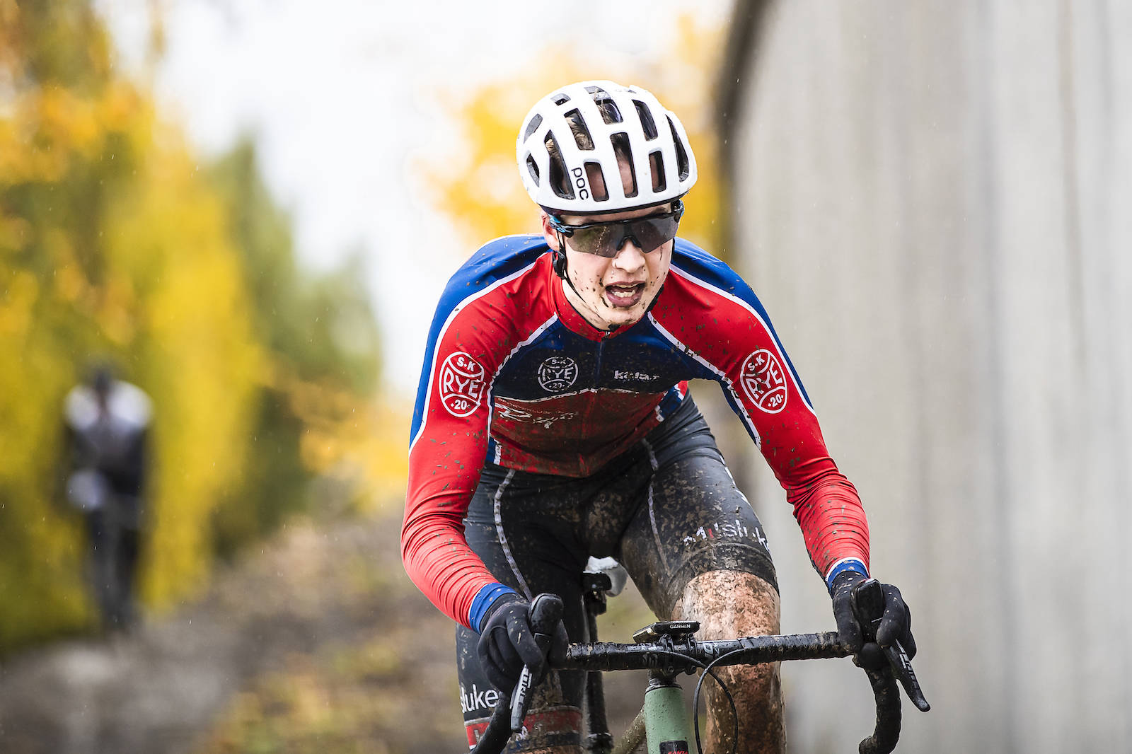KREVENDE: Bjerrkekross var en utfordring også forr Jens Bergmann, som vant rittet. Foto: Pål Westgaard Bjerkekross 2019 ble en tung og våt affære Foto: Pål Westgaard